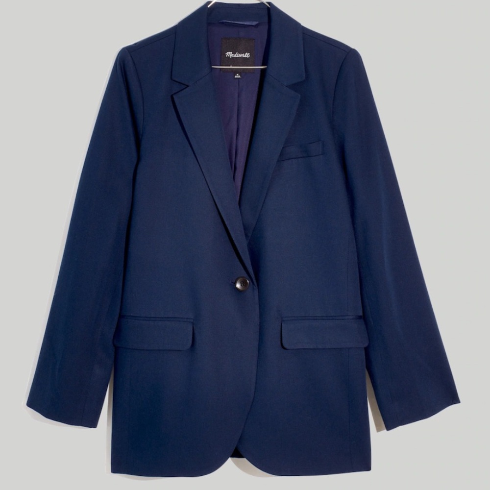 Madewell Navy “Larsen” Blazer